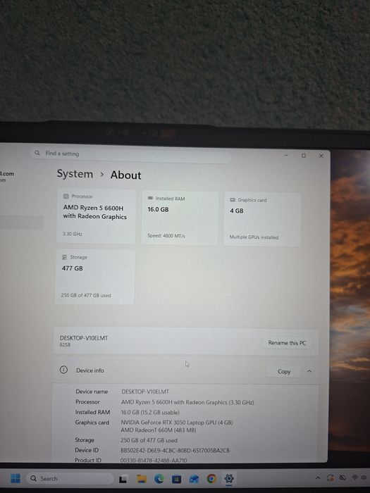 Lenovo Idea Pad 3 Gaming