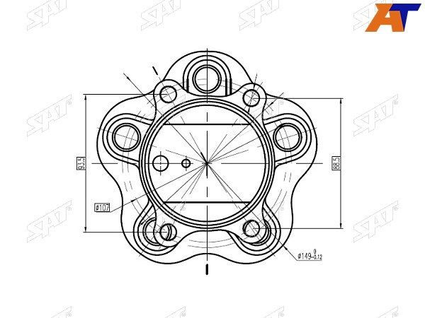 Ступичный узел Nissan Qashqai