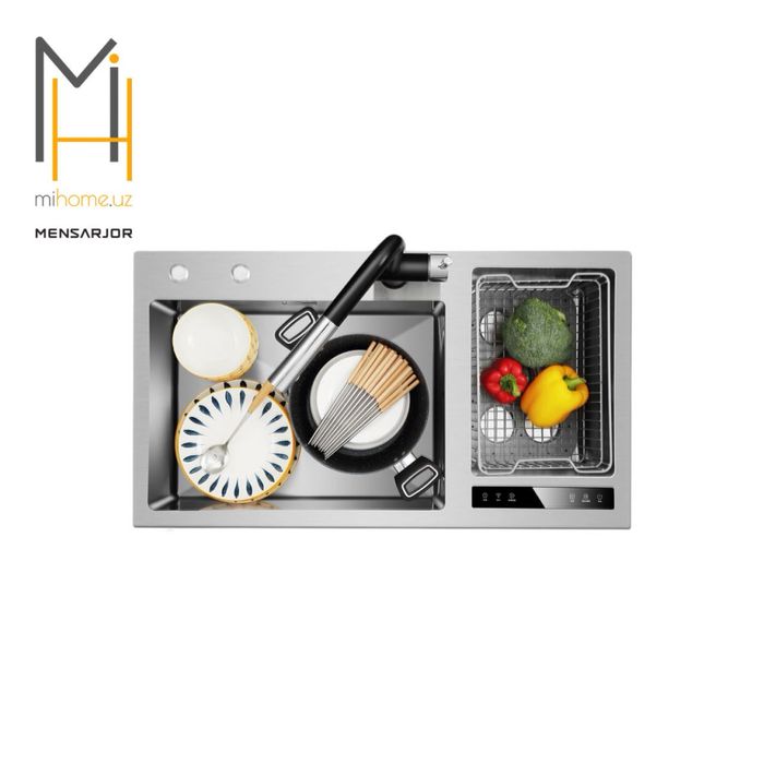Умная кухонная мойка со смесителем Mensarjor Intelligent Sink