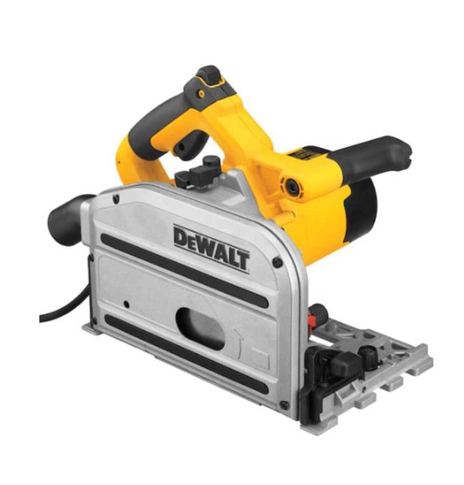 Комплект потапящ циркуляр Dewalt DWS520KTR-QS с водеща шина