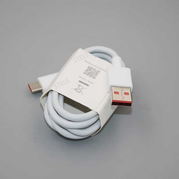 Кабел USB към USB-C Xiaomi, 120W, 6A, Бързо зареждане, 1м, Бял