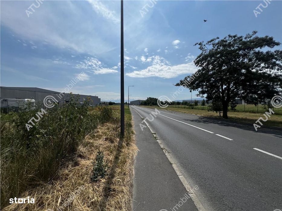 Teren intravilan de 6000 mp zona Industriala de Vest din Sibiu