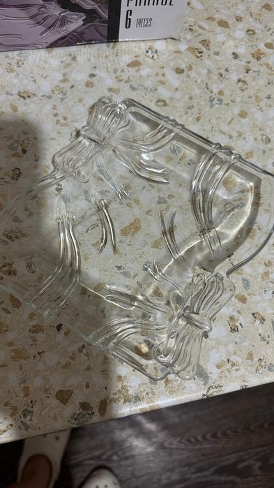 Тарелки стеклянные набор 6 шт