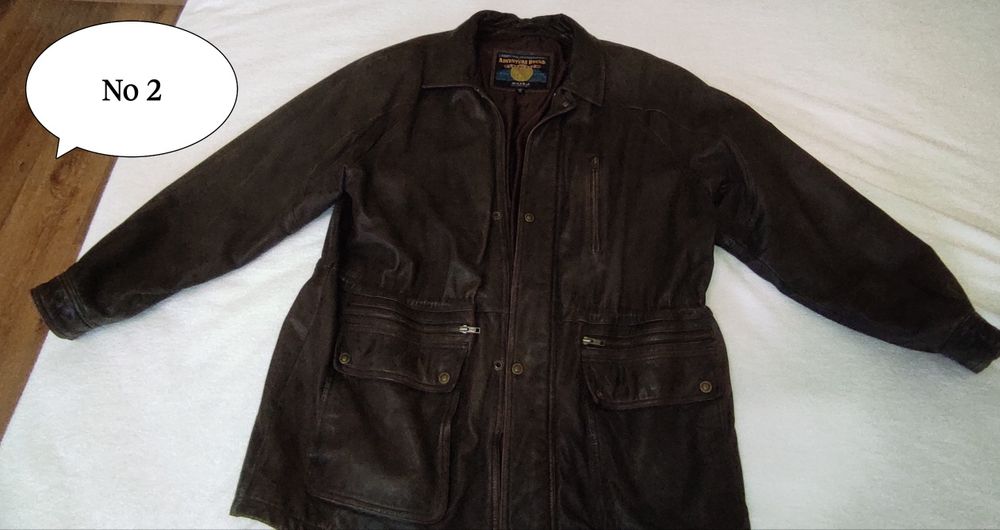 3 бр.мъжки якета естествена кожа