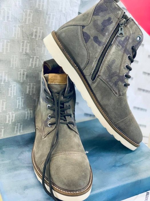 119лв.- PEPE JEANS мъжки кожени боти