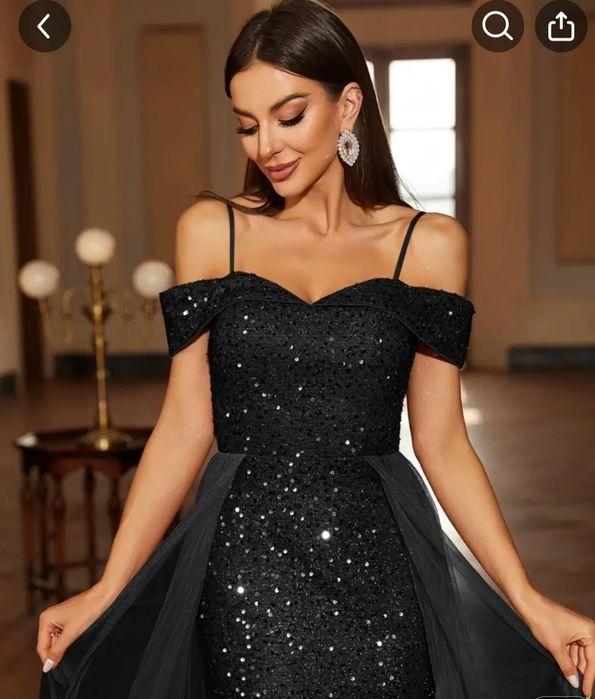 Официална рокля с пайети