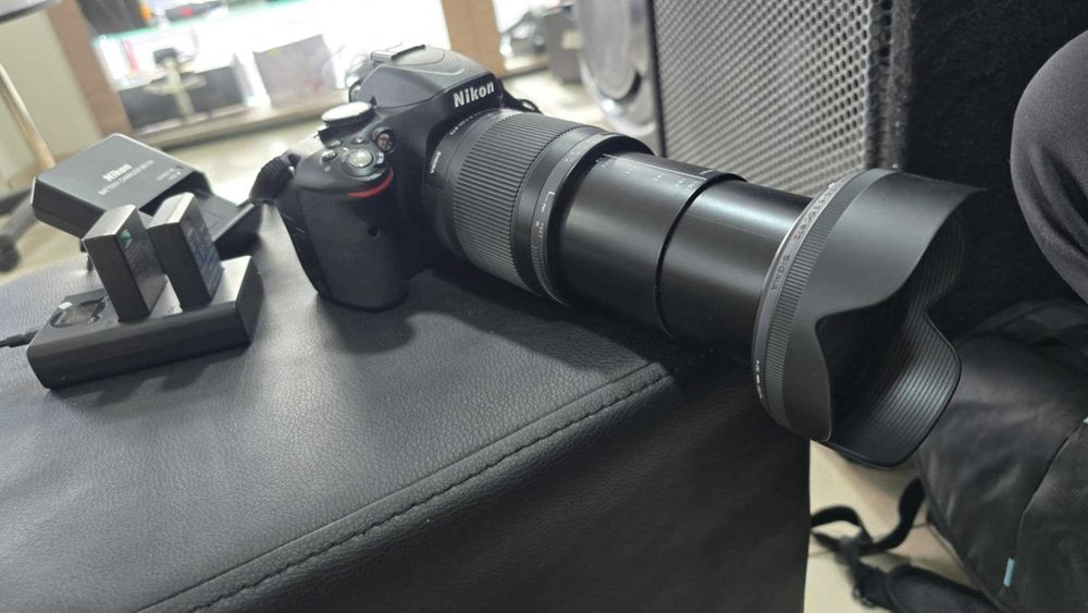 фотоапарат Nikon D5100 + обектив Sigma 18-300mm f/3.5-6.3 DC OS