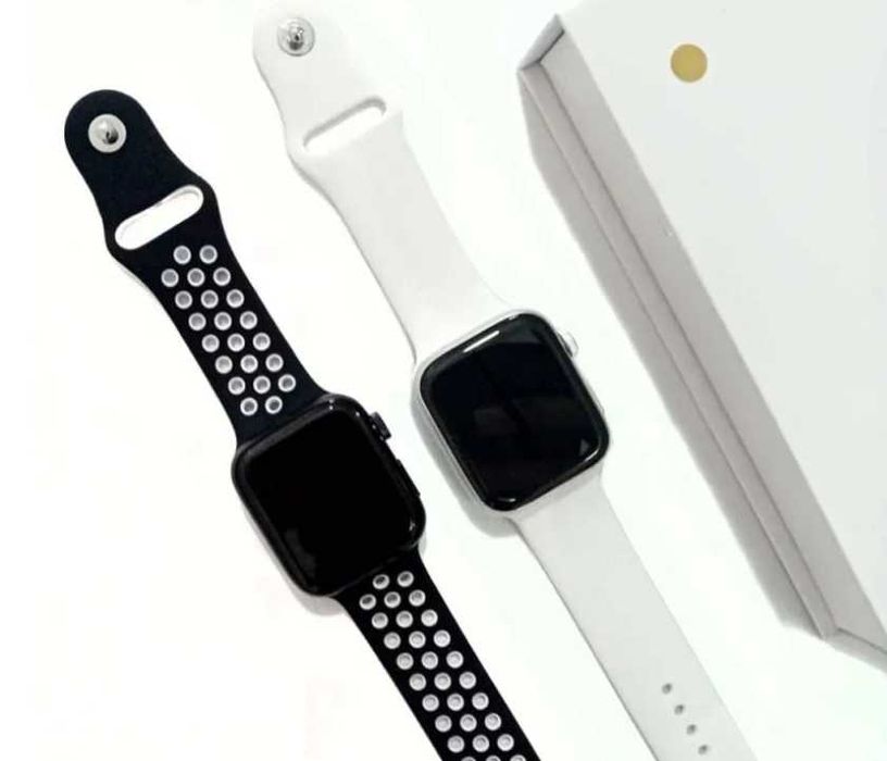 Smartwatch T55 PRO MAX, ceas inteligent Monitor, + Casti, ALB