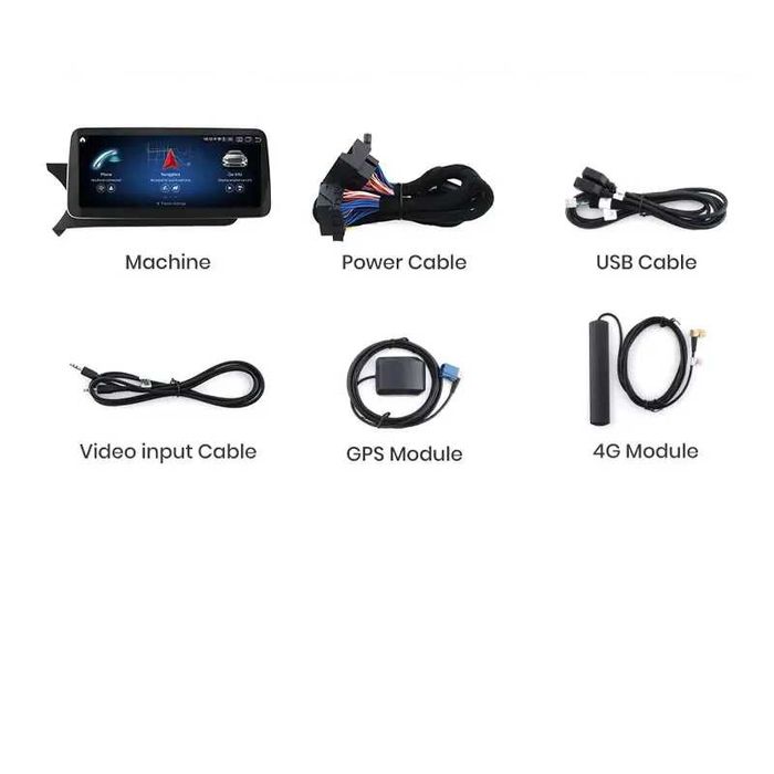 Navigatie Android Mercedes Benz C Class W204 W205 C204 2007-2018 CAMER