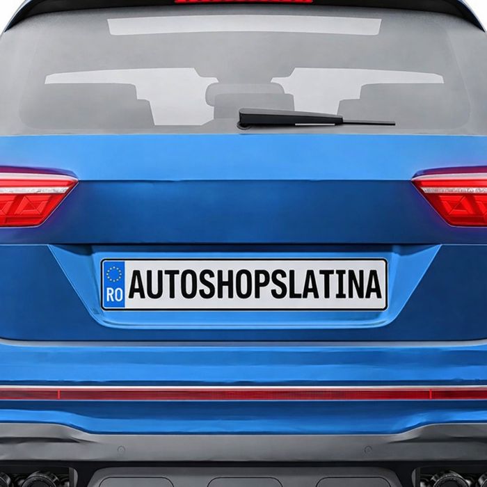Suport numar auto fara rama invizibil set 4 buc fata spate