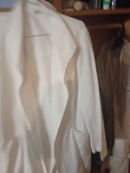 Мъжко сако велур Chaps престилки бели