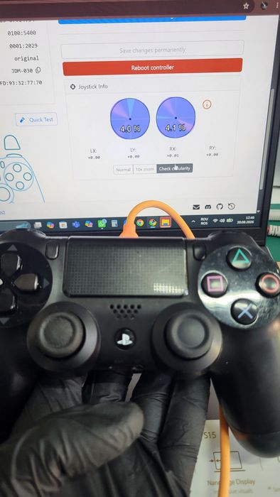 Controller PS4 DualShock TMR analog
