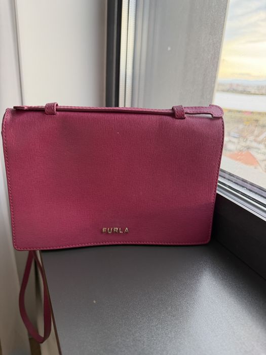 Чанта,Furla,цвят фуксия