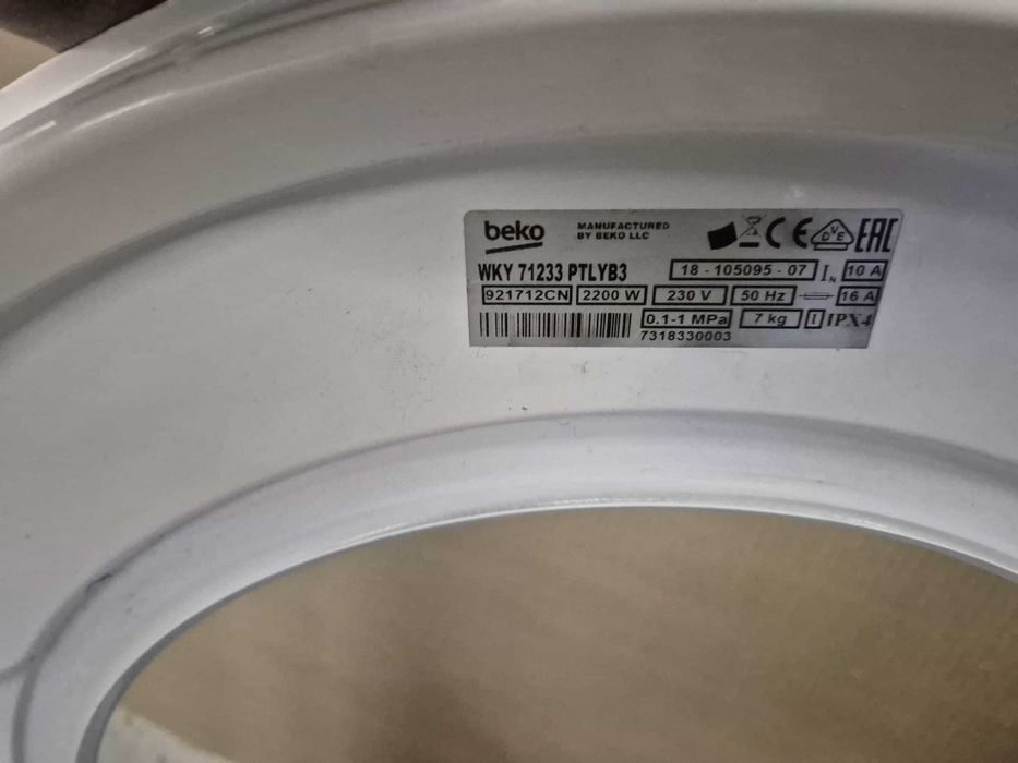 Panou frontal masina de spalat Beko seria WKY WMY C00918998 /R2