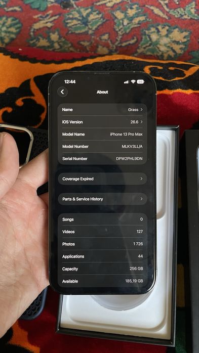 Iphone 13 pro max 256GB LL/A region
