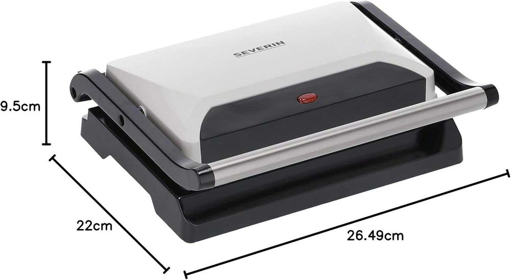 SEVERIN WA 2114 Машина за гофрети, 800 W, незалепващо покритие, черно/бежово, лек ДЕФЕКТ
