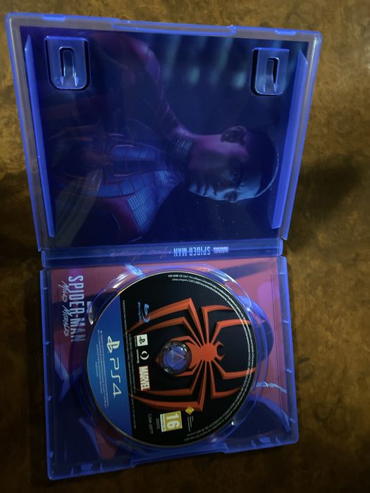 Диск на пс4, человек паук Маелс Моралес