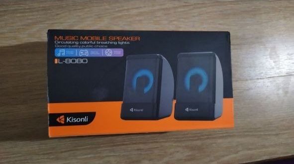 Колонки kisonli rgb подсветка