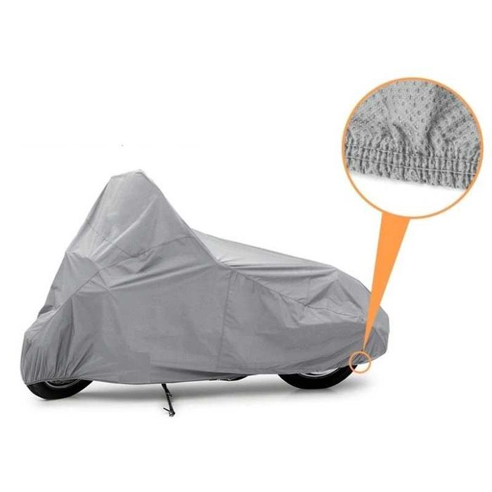 Водоустойчиво Покривало за Мотор / Скутер / Велосипед - XL Сиво