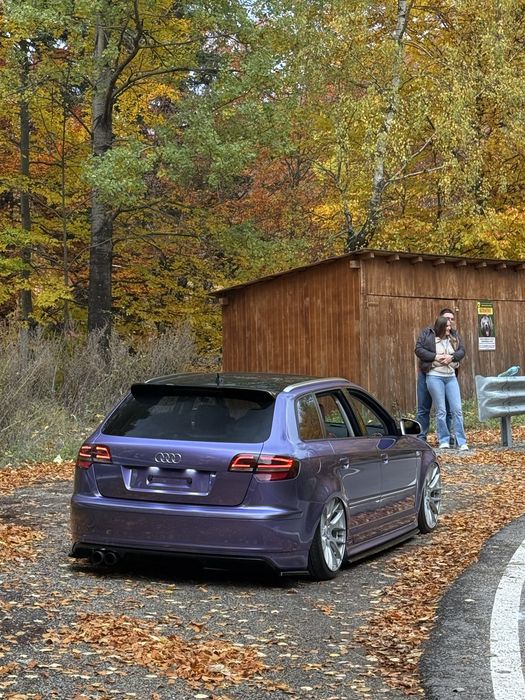 Stopuri Audi A3 8P Facelift ORIGINALE dark cherry