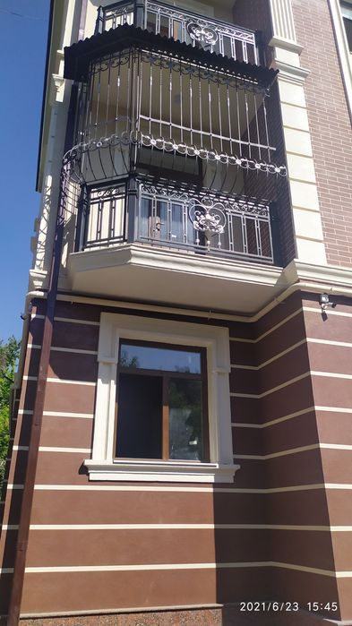 Reshotka darvoza perilla ograjdeniya kozirok