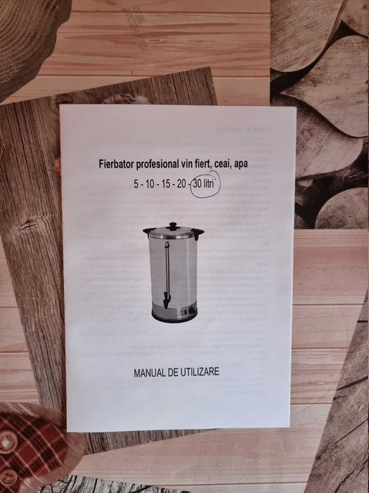 Fierbator profesional Beeketal BGWK30 vin fiert, ceai, apa 30 litri