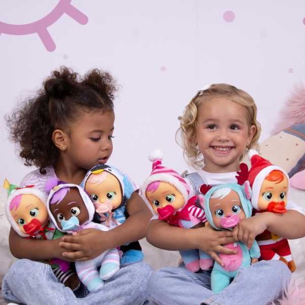 Кукла със сълзи Cry Babies Плачеща кукла с коледно облекло 5 вида