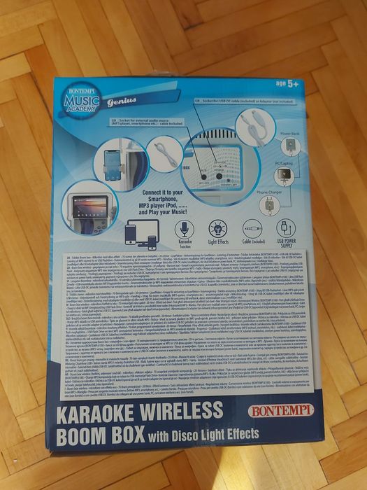Sistem Karaoke Copii + Lumini Disco + Conectare la Telefon