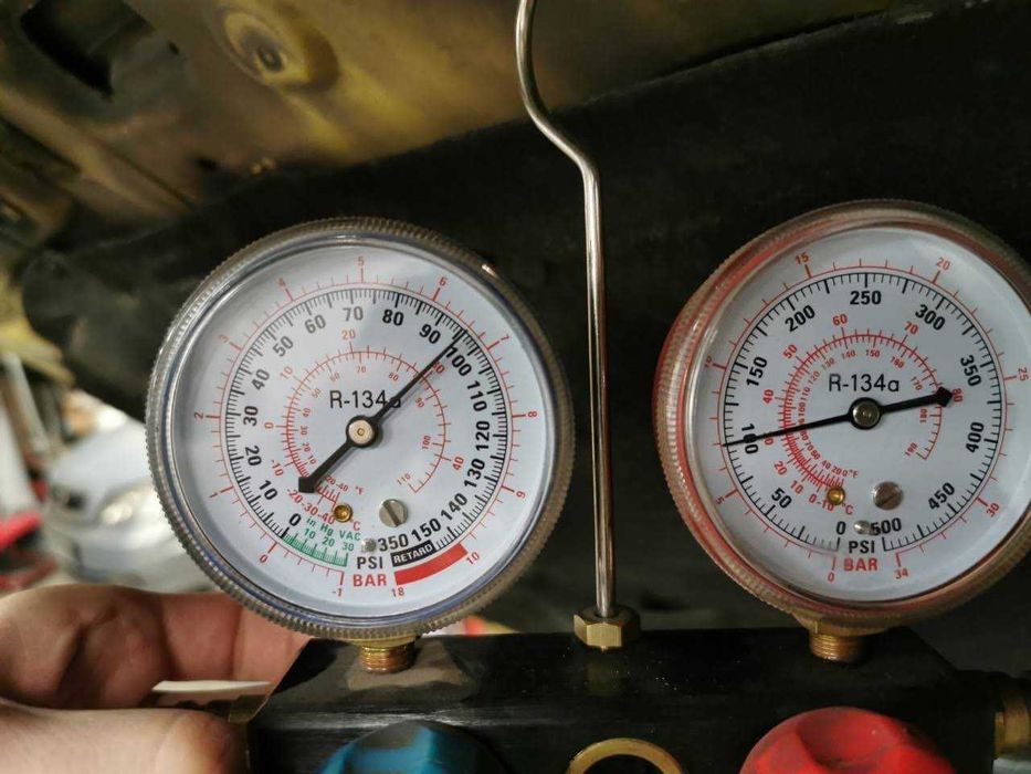 Допълване на фреон,ремонт на автоклиматици R134,R1234YF