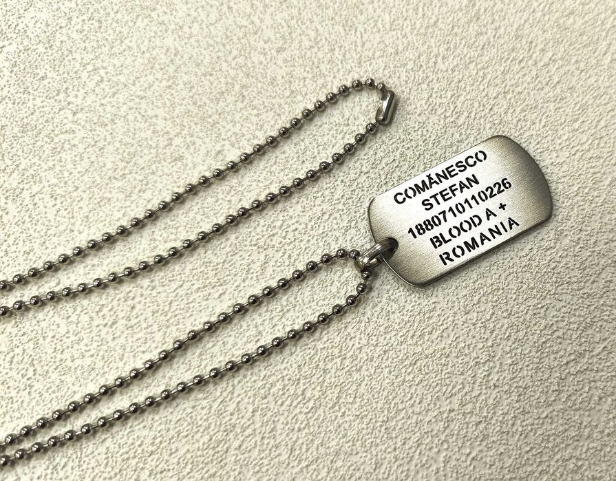 Placute Militare Identificare Personalizate