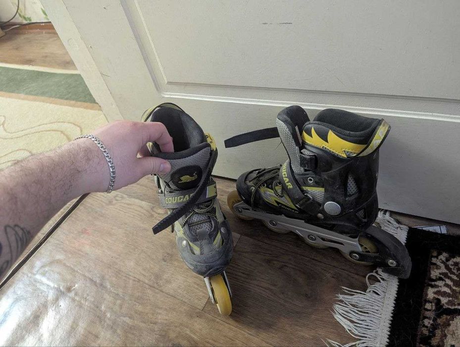 Детские ролики б/у регулируемые