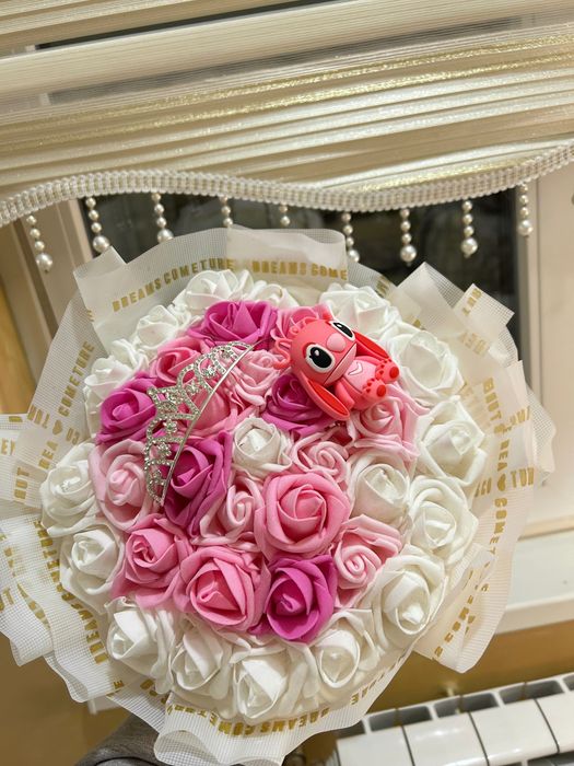 Букет от вечни рози