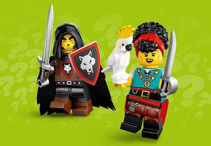 Pirate Quartermaster, Minifigurine LEGO, 71048, Seria 27, IDENTIFICATE