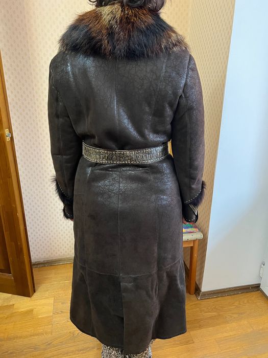 Натуральная дубленка 42-44 размера