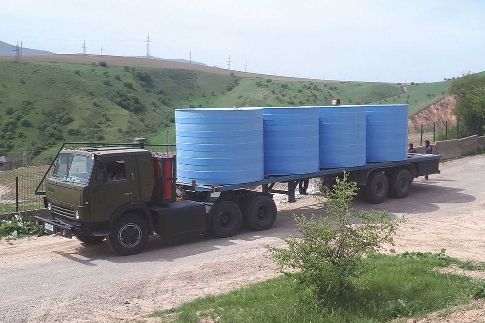 Ichimlik suv uchun 10м3, tonna polipropilen eko-sig’im, bak, bochka