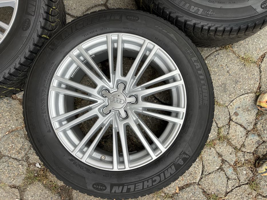 Jante aliaj 5x112mm, anvelope iarna 235/60 R18, Audi Q5, Mercedes