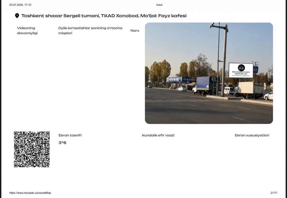 Toshkent LED ekran va bilbord reklama |LED экраны  билборды в Ташкенте