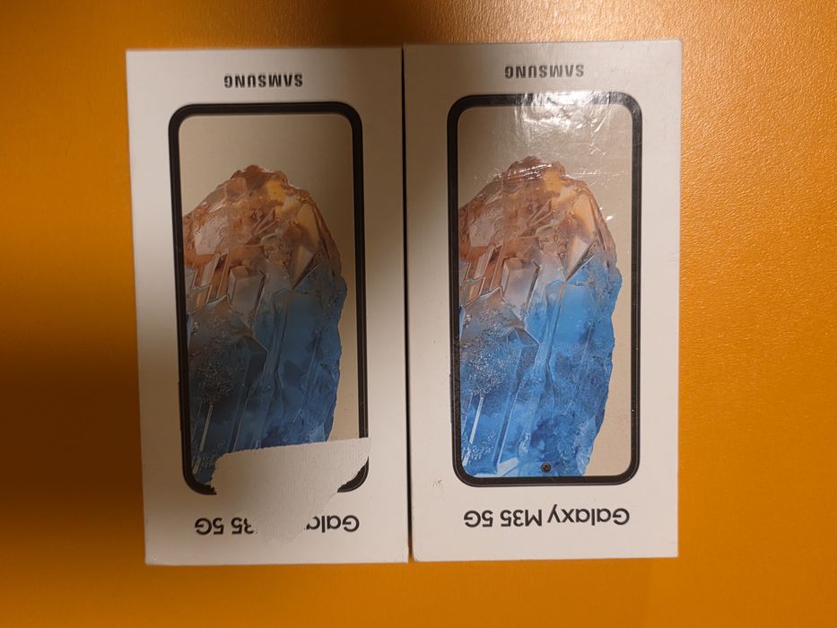 Samsung M35 5G 128gb Dark Blue resigilat factura garantie bonus
