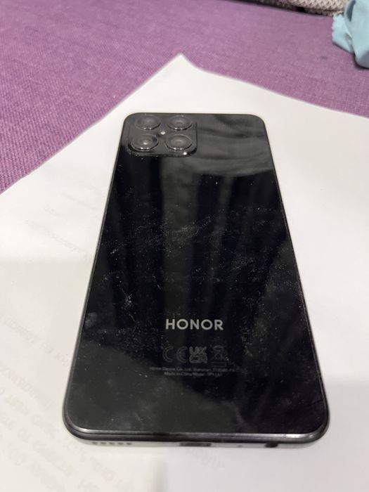 Телефон Андроид Honor x8 черен, 128GB-6GB RAM