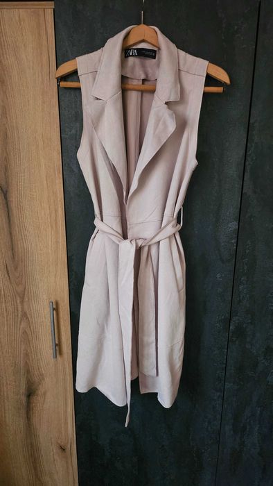 Нови ZARA кожено яке и елек S-М