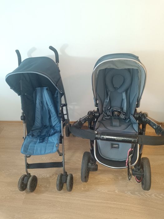 Количка 3 в 1 Mamas and papas Ocarro + количка чадър + чувалче + аксес