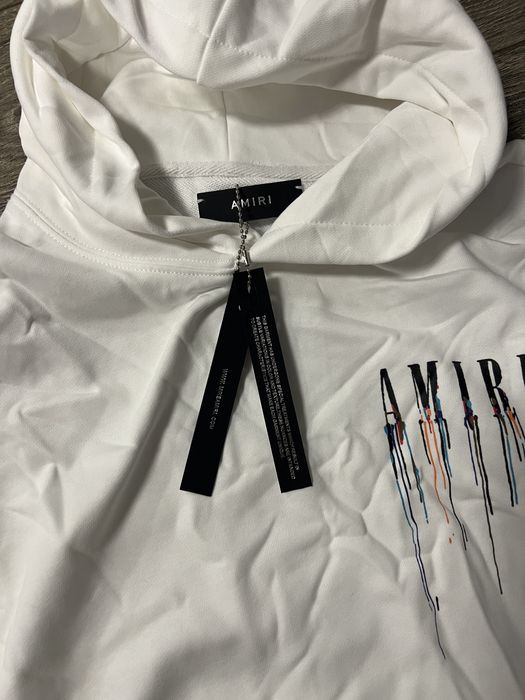 Hanorac amiri alb L-M fit