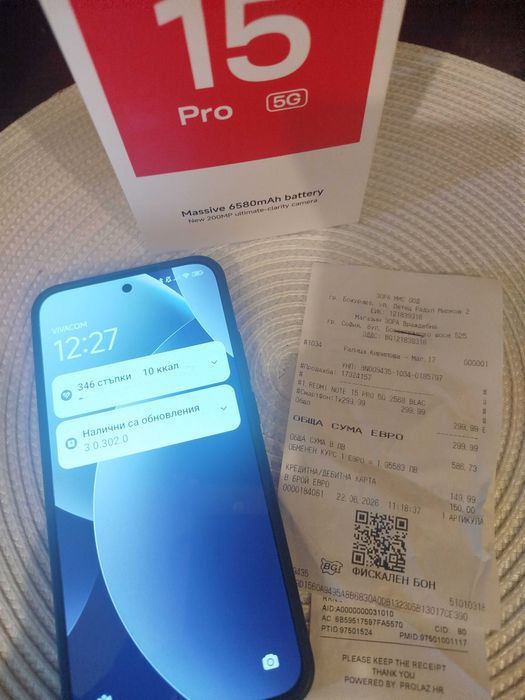 Телефон Redmi note 15 pro