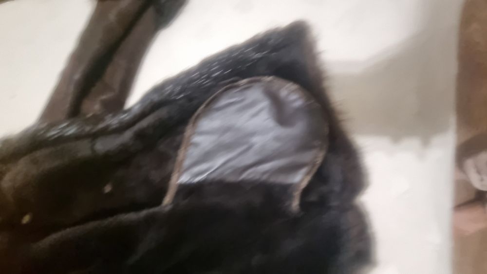 Дубленка с опушкой из бобра