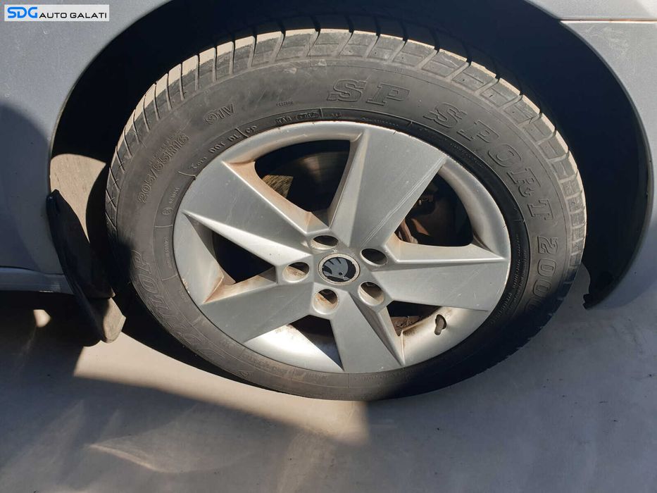 Set 4 Jante Roti Aliaj 5x112 ILIAS 205 55 16 R16 Skoda Superb 1 2002 - 2008 Cod 5E0601025H [C4342]