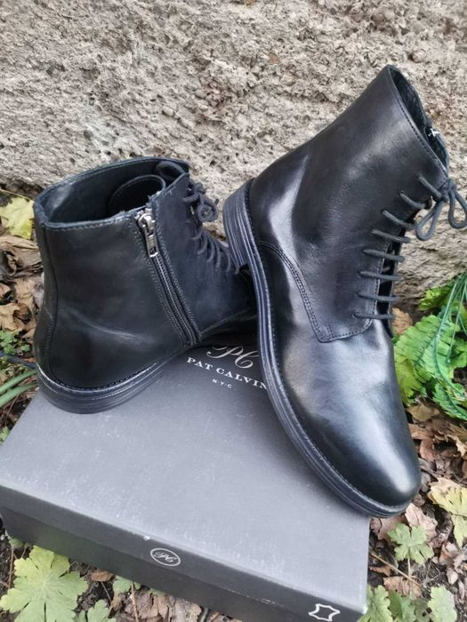 мъжки кожени обувки pat calvin