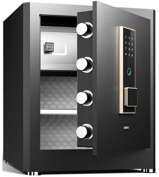 Seyf deli Сейф Deli ET595, 45x38x32 биометрический 18,3кг