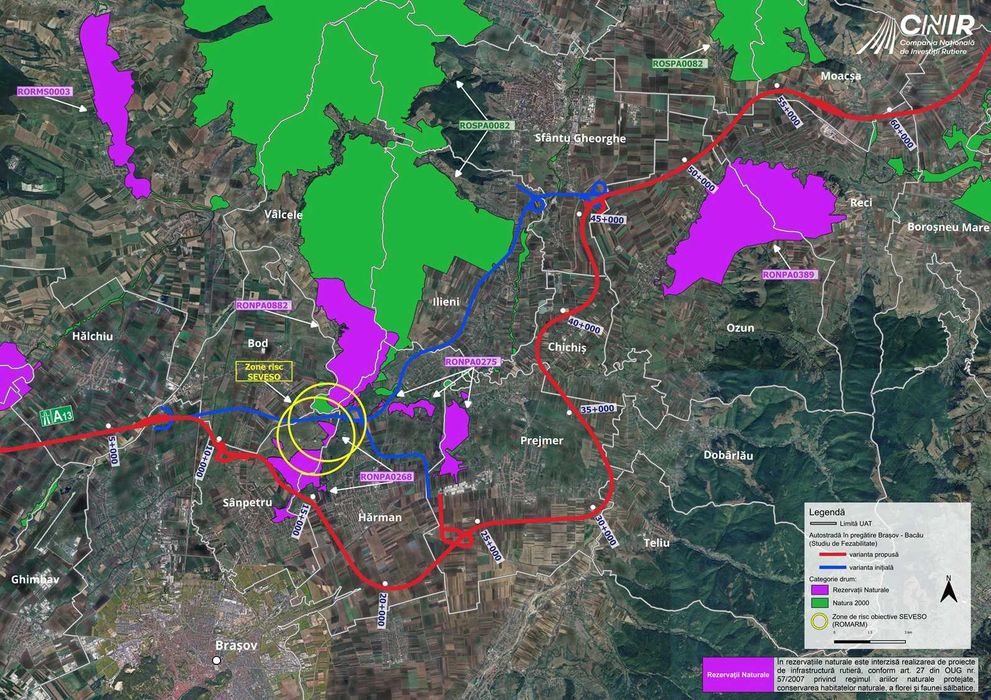 Teren 32,5 Ha Prejmer Brașov – Zona Nod Rutier A13 / DN10