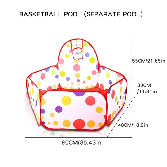 Басейн с топки  с баскетболен кош