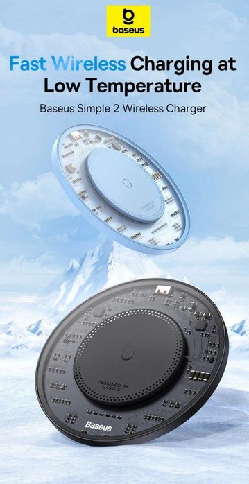 Baseus 15w Беспроводная зарядка для телефона
